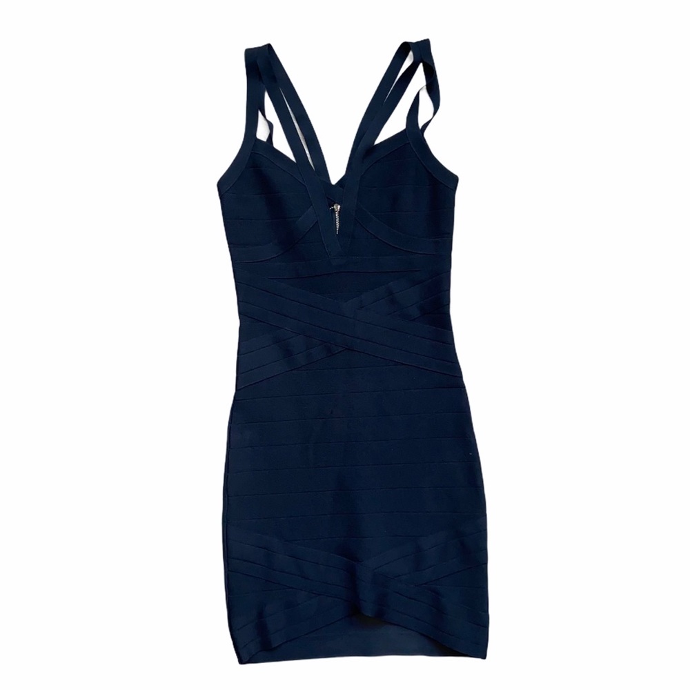 Bebe black bandage dress